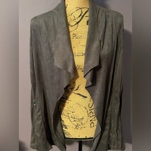 DG2 by Diane Gilman Olive Green Utility Jacket